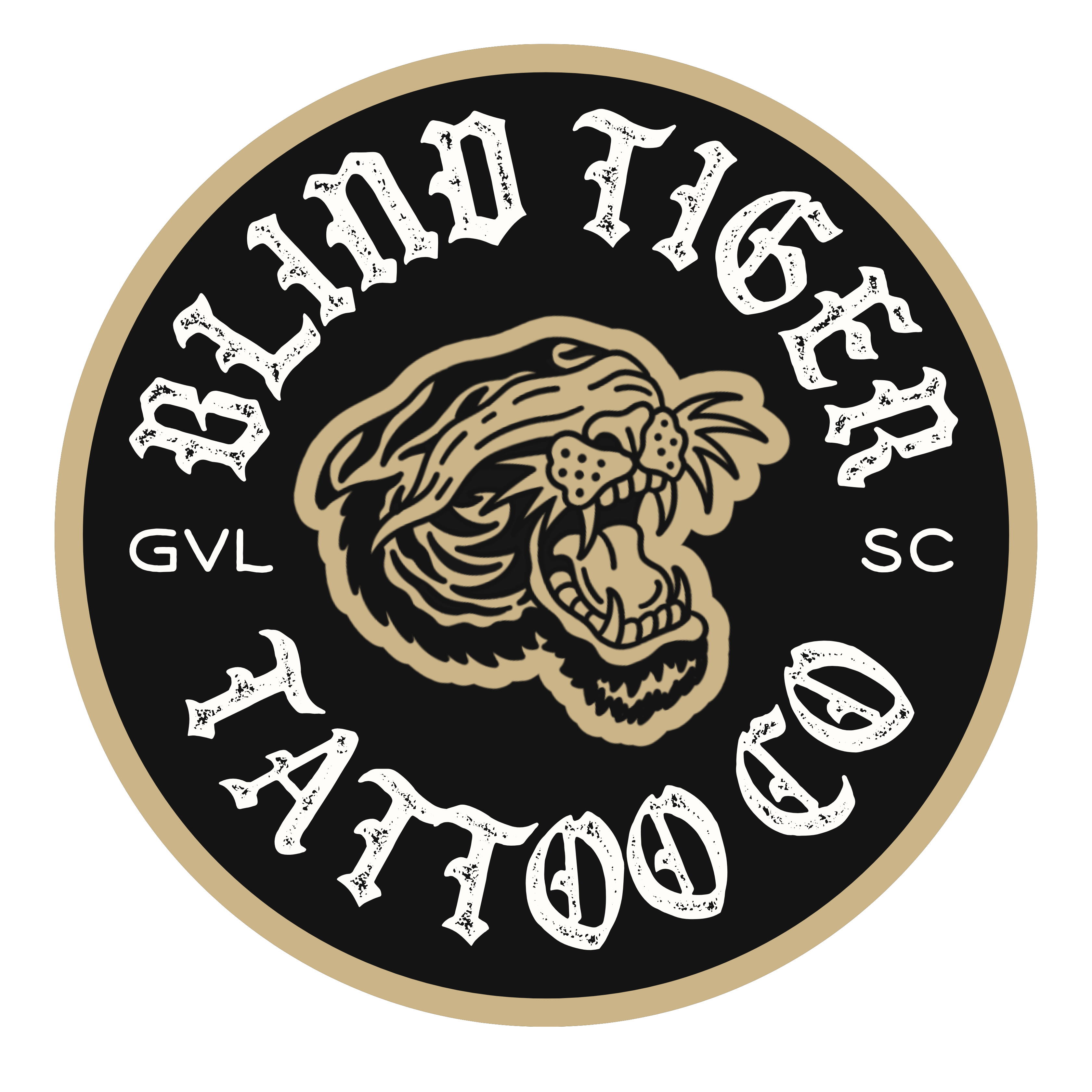 Blind Tiger Tattoo Co. Logo